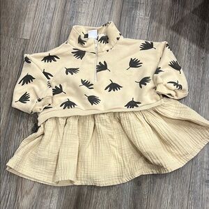 Zara Neutral Sweater Dress